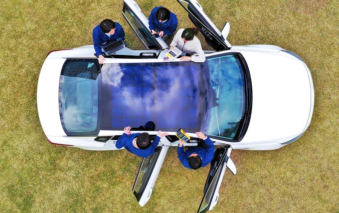 Hyundai Motor Group reveals solar charging technology_2 (2)
