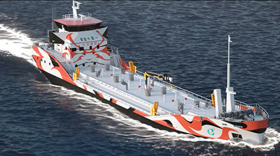 Japanese electric tanker artist’s impression