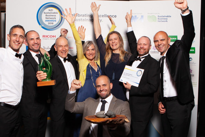 Last year’s supreme award winners the City Rail Link team.