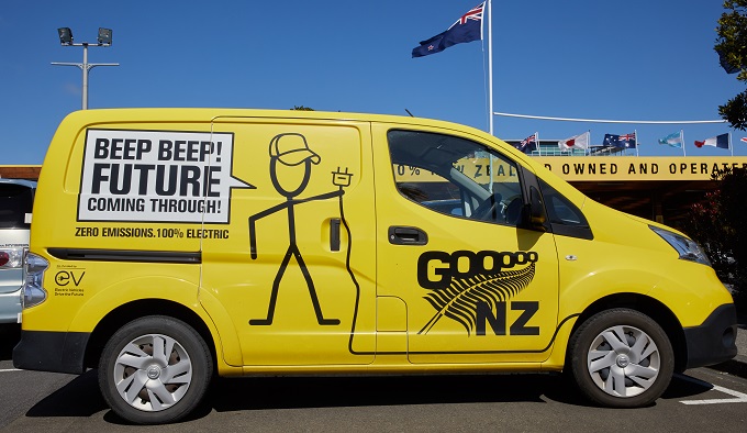 Foodstuffs Nissan electric van (PAK’nSAVE Petone)