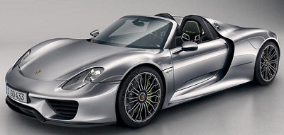 Porsche 918 Spyder hybrid electric