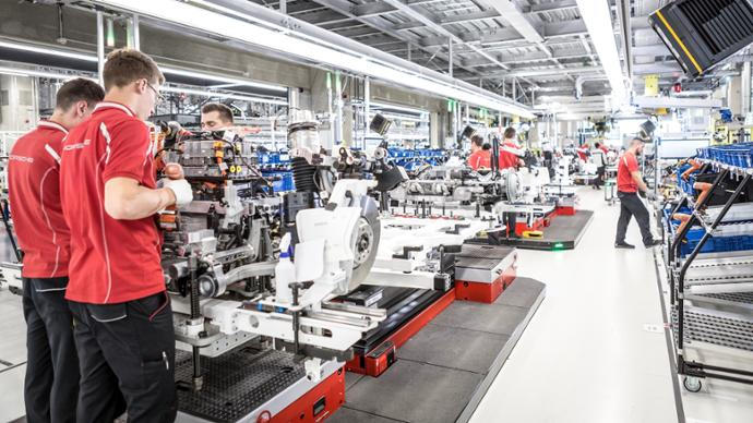 Porsche Taycan factory