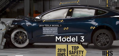 Tesla Model 3 top safety pick