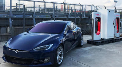 Tesla supercharger Nurburgring