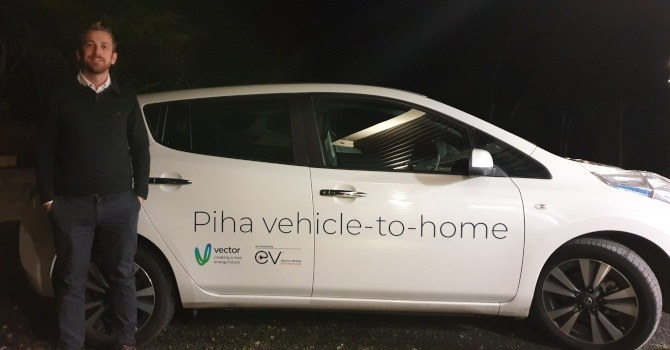 V2H Piha Vector trial