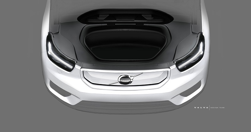 Volvo XC40 BEV design sketch