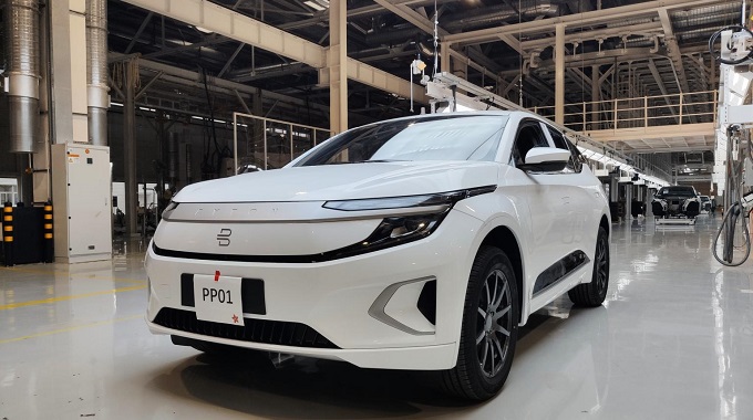 Byton EV 1st off assembly line 1
