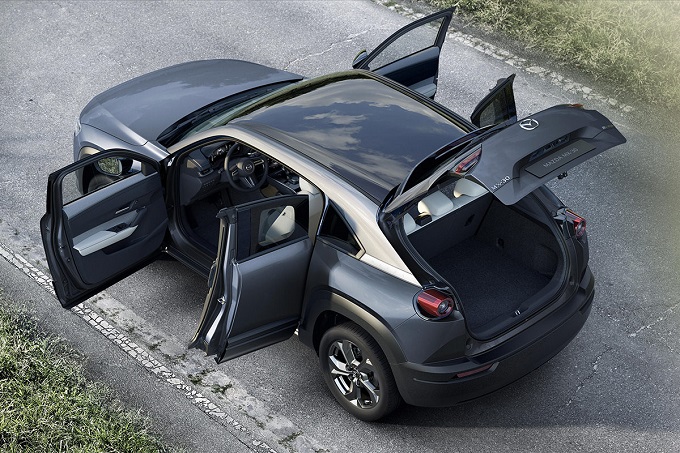 Mazda MX30 doors and boot