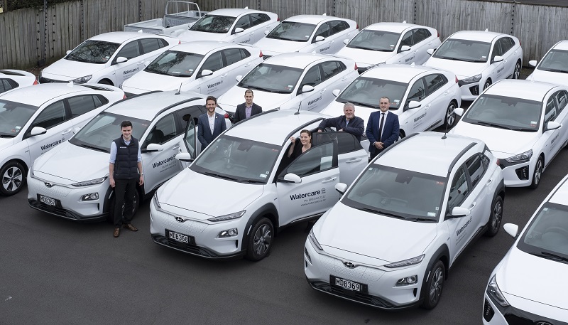 Watercare’s new EV fleet