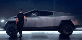 Cybertruck window smash