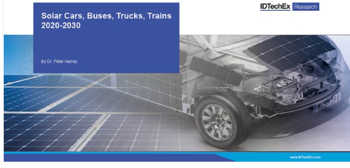 solar cars, buses, trains IDTechEX