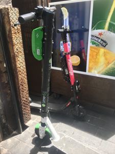 Lime and Flamingo e-scooters Auckland