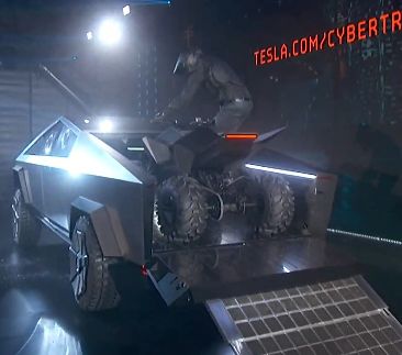 Tesla ATV at Cybertruck launch