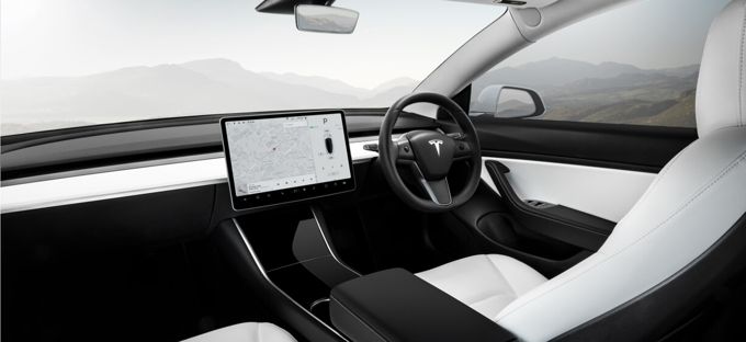 Tesla Model 3 rhd-interior 2