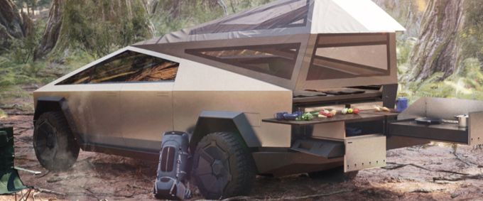 Tesla Cybertruck camper