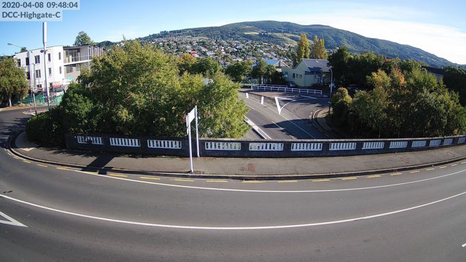 Dunedin street Highgate empty