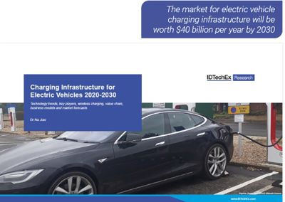IDTechEx charging infrastructure report