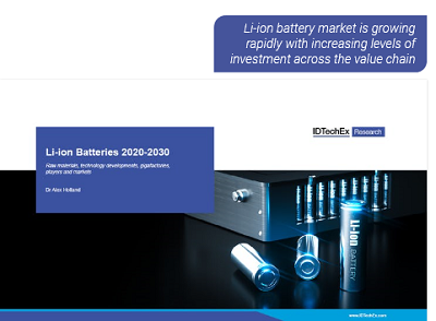 IDTechEx li-ion battery update