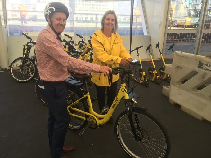 Ebike expo 2019 Andrew Roy Francesca Cole
