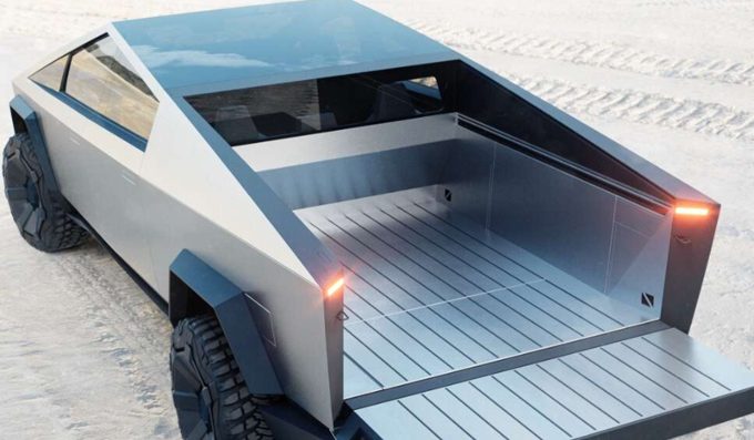 Tesla Cybertruck rear