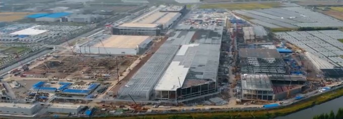 Tesla Shanghai Gigafactory phase 2 1