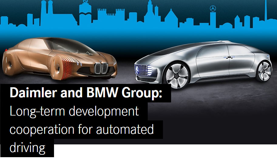 Daimler and BMW automated driving joint venture