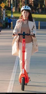 Beam e-scooter rider