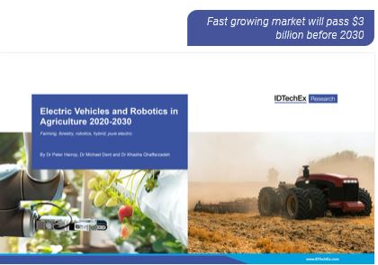 IDTechEx evs in agriculture