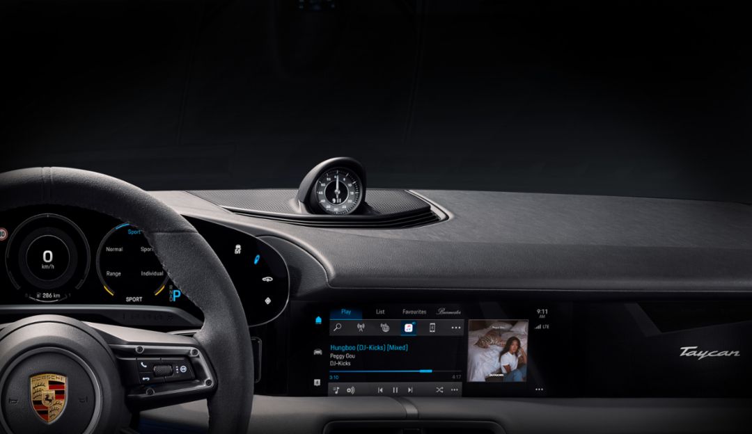 Apple Music built-in Porsche Taycan