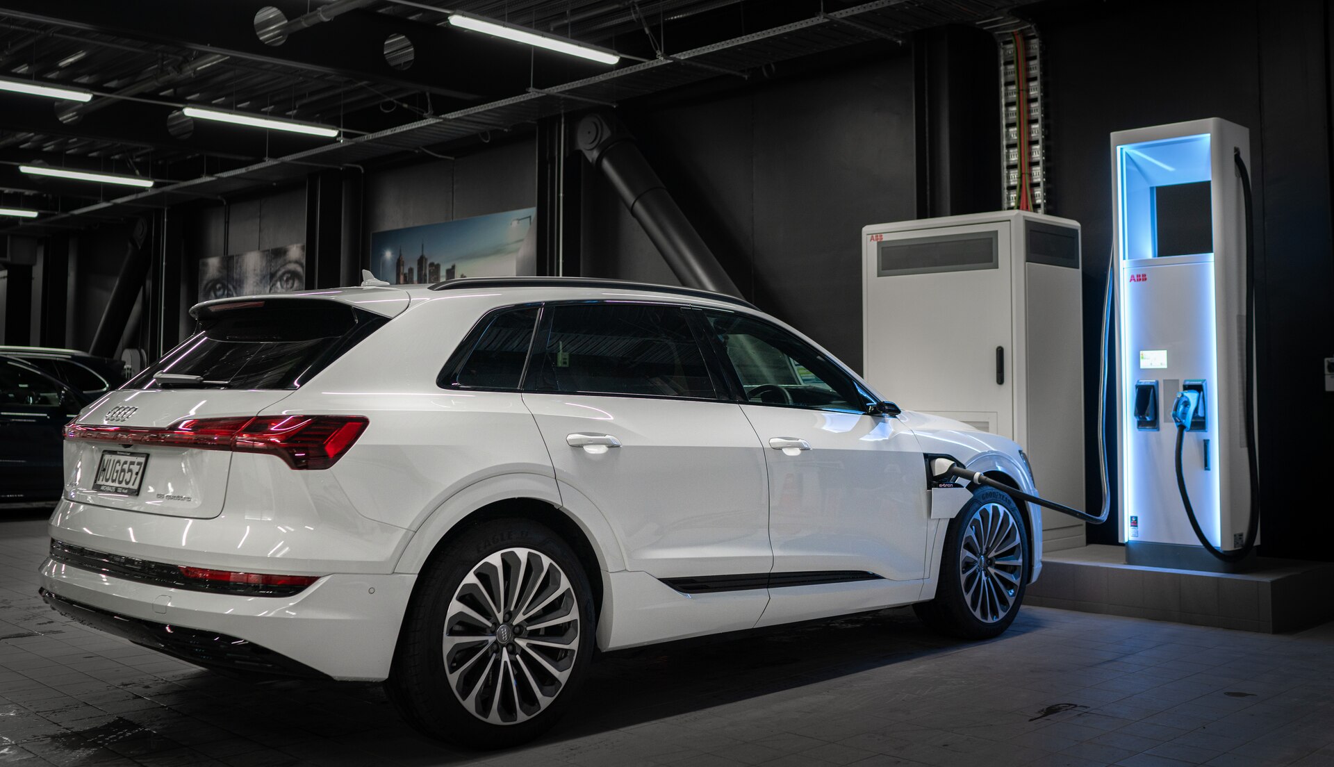 Audi e-tron ABB charger 1