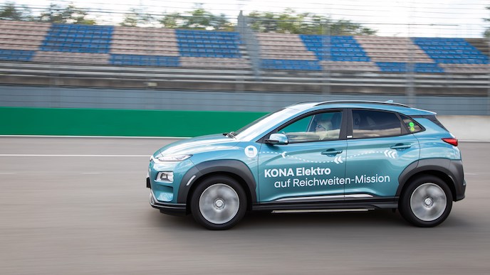 KONA Range Record 1026km 02