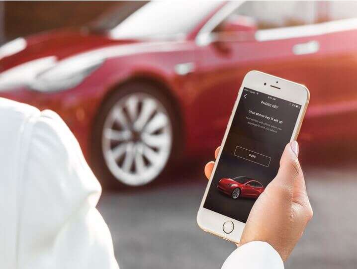 Tesla mobile app