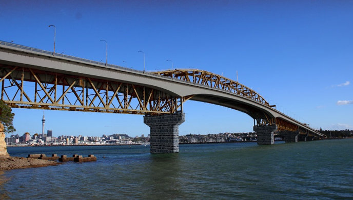 Auckland-Harbour-Bridge-Copper-and-Gray-with-Bluestone-Foundations