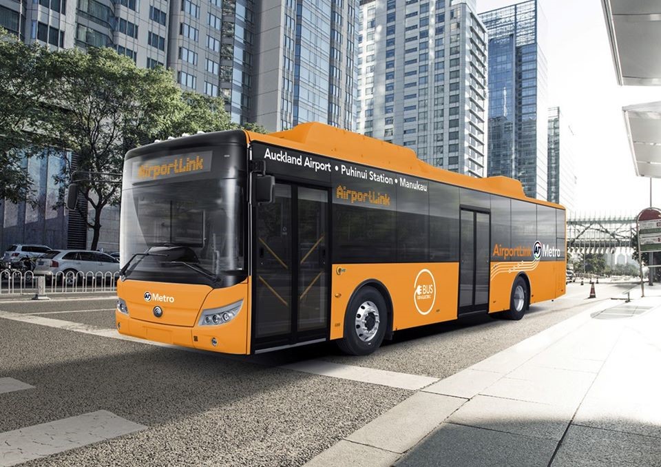 Auckland e-bus correct one for airport