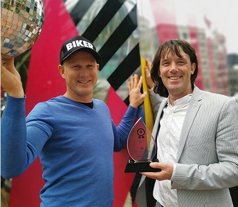 BSB Innovative Thinking Award Andrew, left, Cleve