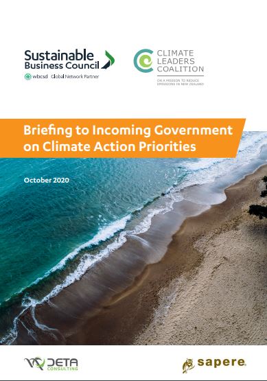 Climate Action Priorities briefing to incoming govt