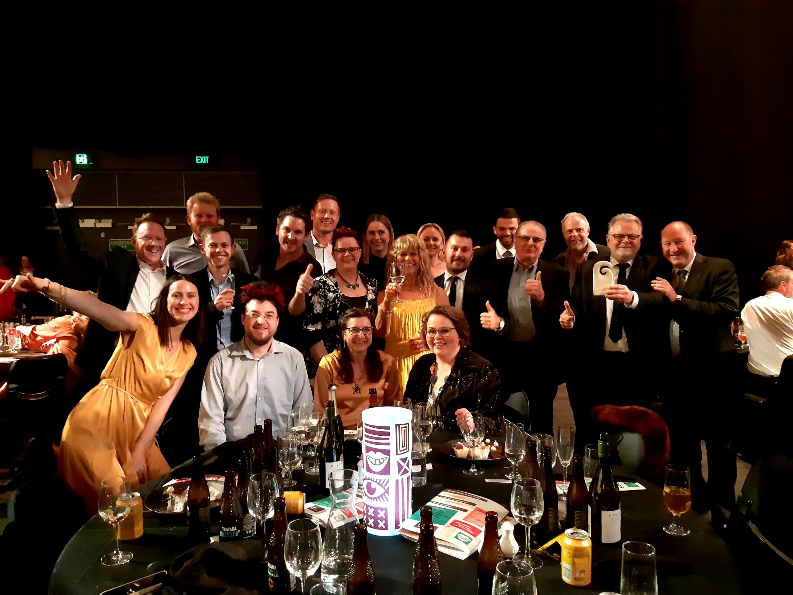 Tranzurban team celebrate Green Gold Award Wellington