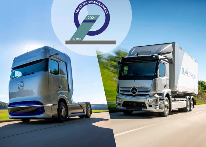 Mercedes-Benz truck innovation award 2021