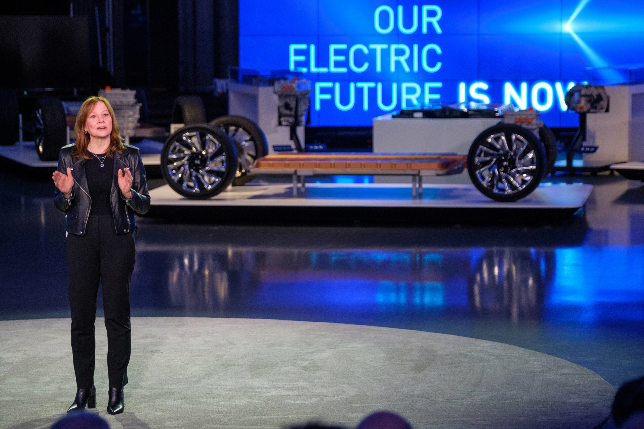 GM plans to become carbon neutral in its global products and operations by 2040 and has committed to setting science-based targets to achieve carbon neutrality. (Photo by Steve Fecht for General Motors)