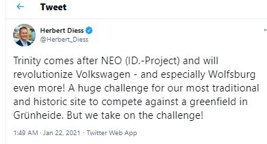 VW-Trinity-Herbert-Diess-tweet