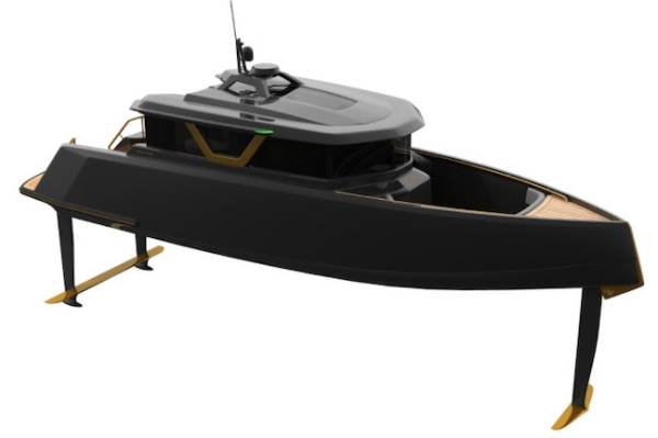 Navier 27 electric foiling boat