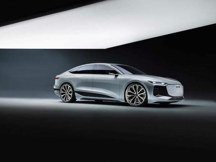 The A6 e-tron concept made its global debut at the Auto Shanghai 2021.