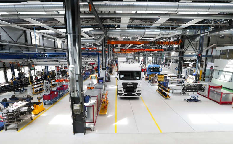 MAN e-truck centre Munich