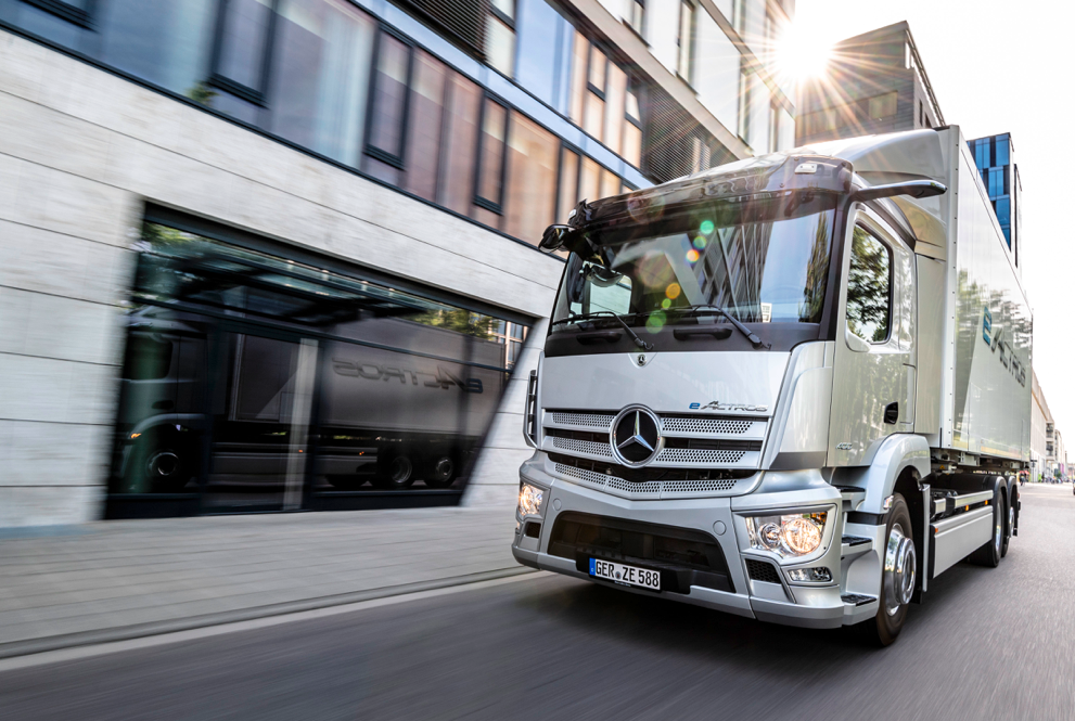 Actros EV truck