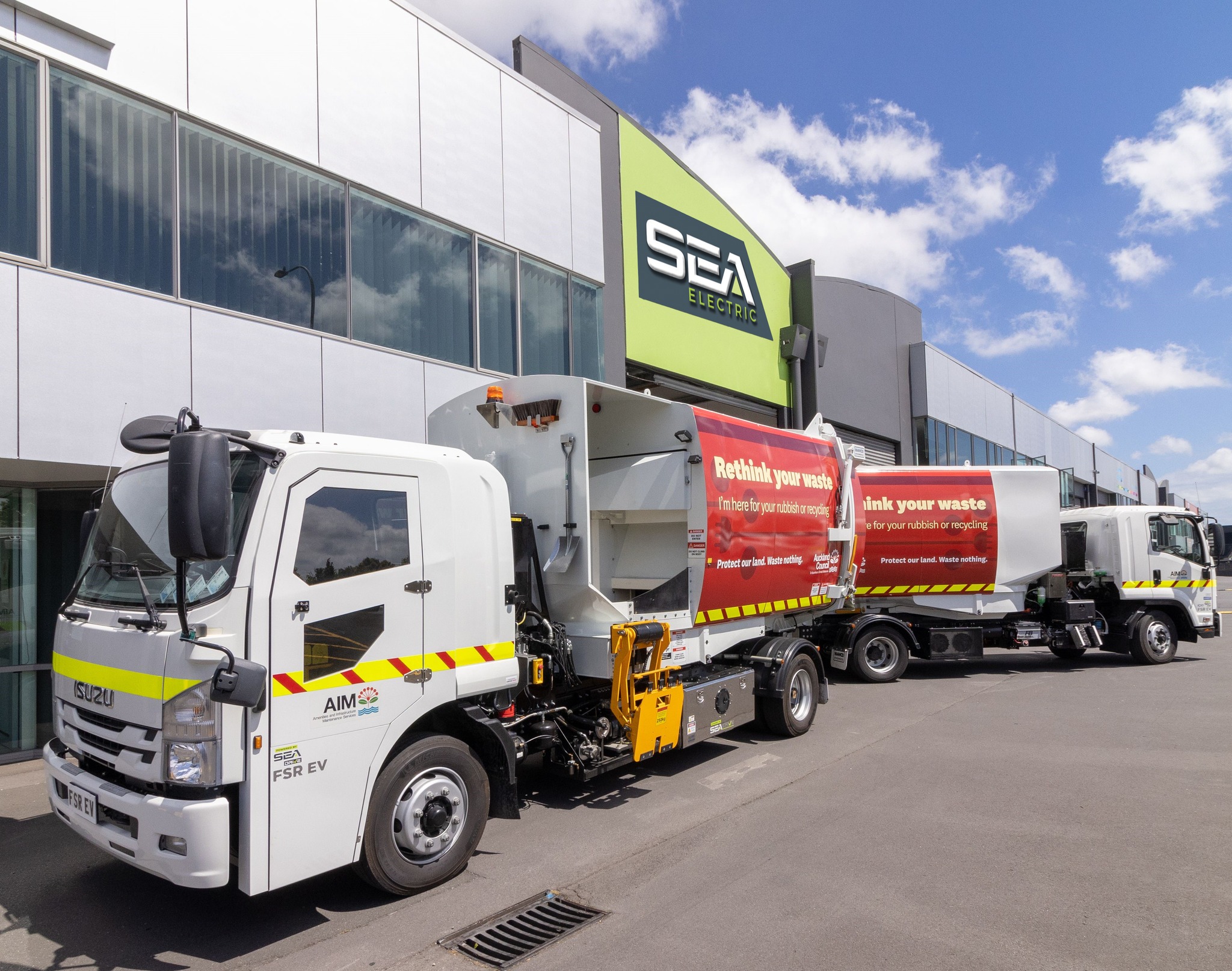 SEA-Electric-FSR-SEA-Drive-120-trucks-for-Waiheke-Island-waste-collections