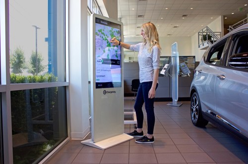The Chargeway Beacon offers a turnkey solution for utilities to explain their “electric fuel” and provide auto dealers an easy way to visualize EV charging stations for every brand of vehicle.
