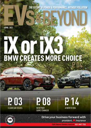 EVs & Beyond — April 2022 cover