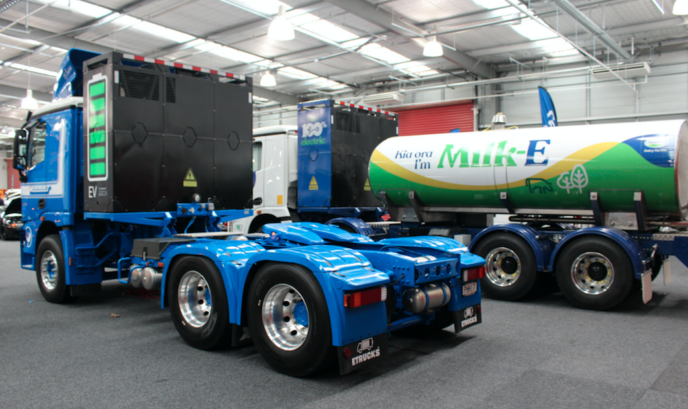 Electric trucks EROAD Fleet Day