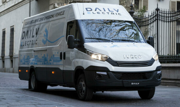 The New Daily Electric offers best-in-class efficiency, with an extended range of up to 280 km.