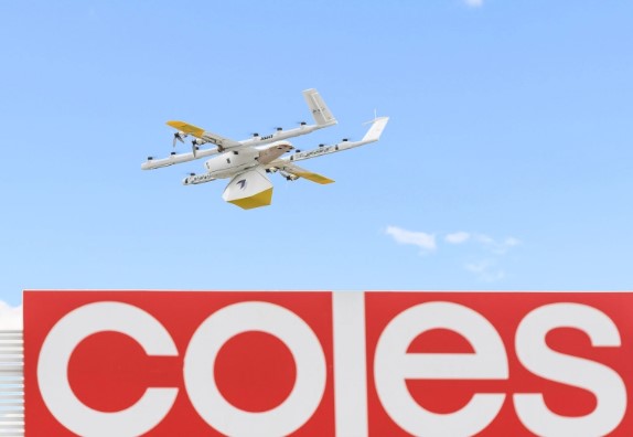 Drone-delivery-Coles-Australia